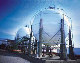Gas towers