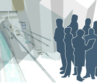 Illustration of businesspeople