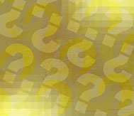 Abstract image of question marks