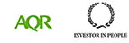 AQR and Investor in People logos
